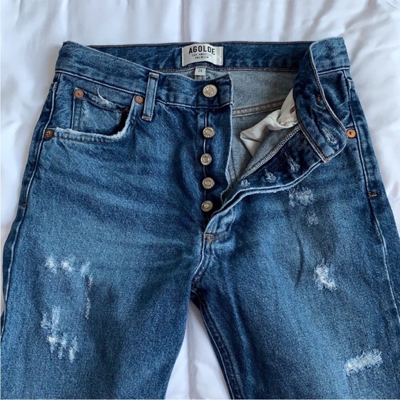 Agolde Jamie high-rise classic jeans Like NEW - Picture 3 of 8